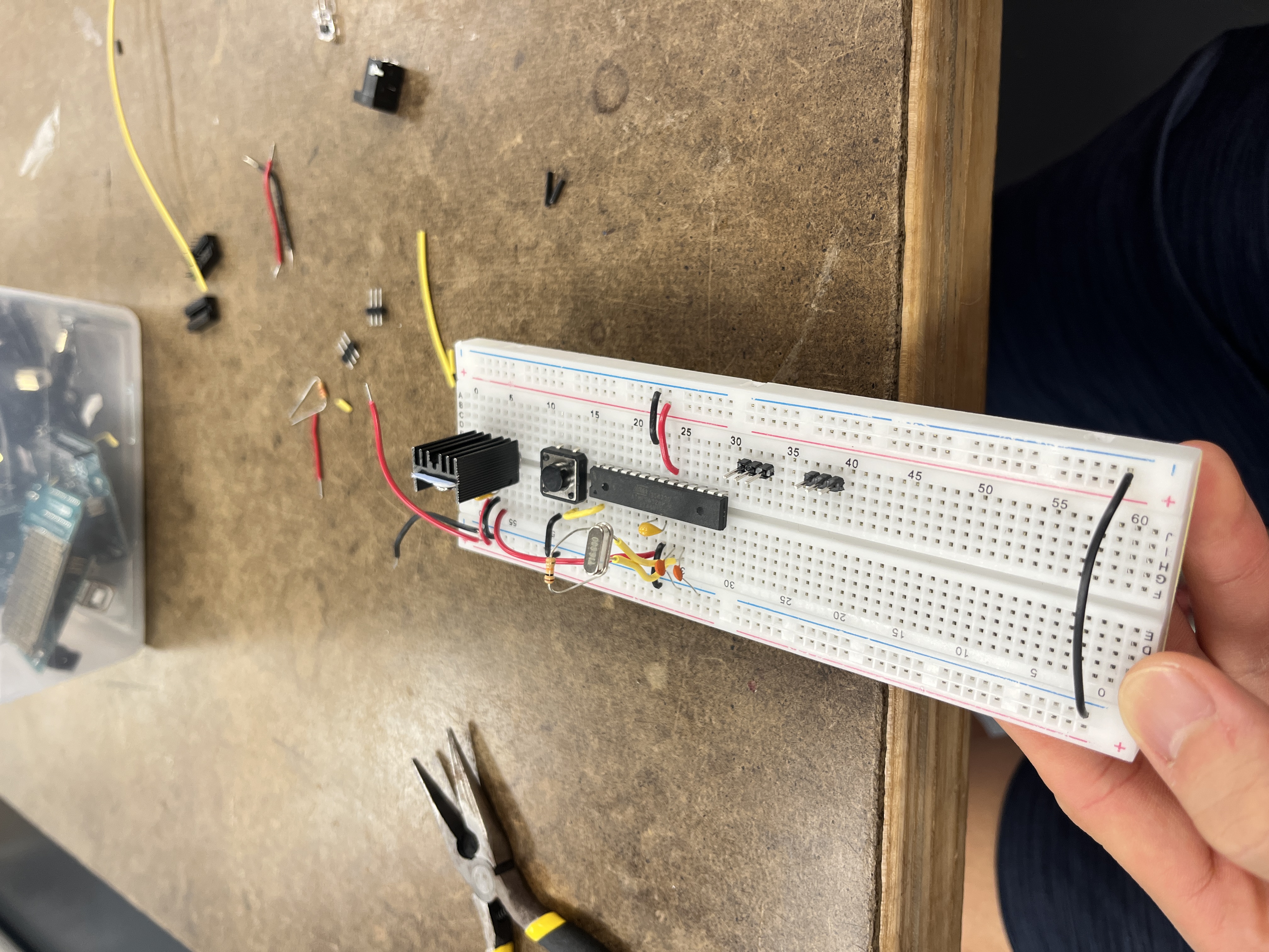 Servo Motor Calibrator breadboard prototype